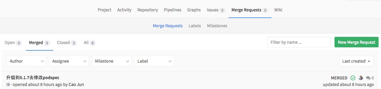 gitlab-runner-merge-request