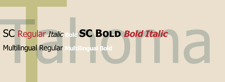 Tahoma: brilliant font to work with unicode.