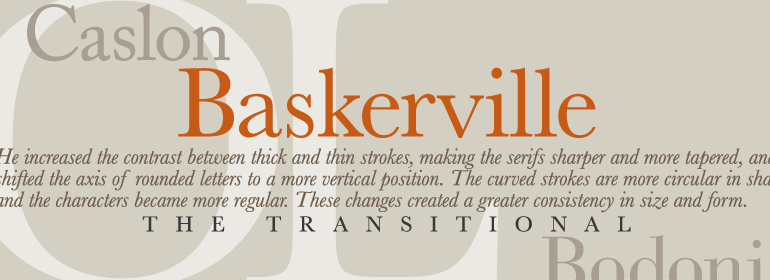 Baskerville: excellent font for web even though it is a serif font.