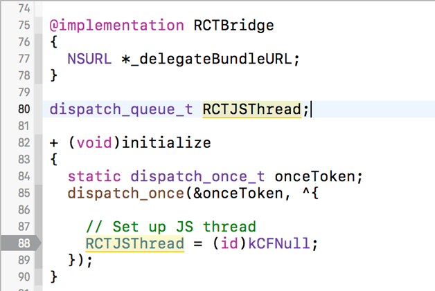 图 6  RCTJSThread 定义